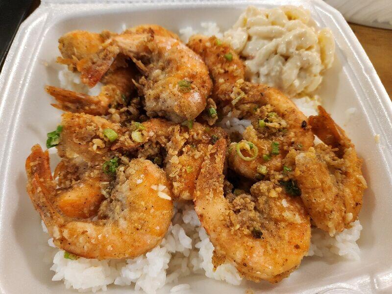Big Aloha Garlic Shrimp